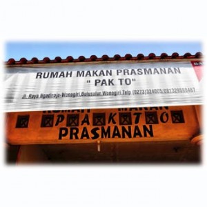 Warung Makan Prasmanan Pak To